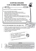 Vorschau - Arbeitsblätter - Schöpfung bewahren - Flyer zu Umweltproblemen - Seite 2