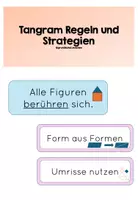Vorschau - Stundenentwürfe - Materialpaket Tangram - Deckblatt