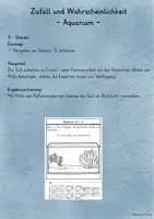 Vorschau - Stundenentwürfe - Einheitsbeschreibung - Zufall und Wahrscheinlichkeit - Aquarium - Seite 3