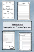Vorschau - Stundenentwürfe - Soma-Würfel - Lerntagebuch differenziert mit Bewertungsraster #silvesterknaller24 - Deckblatt