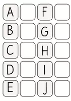 Vorschau - Mal- und Bastelvorlagen - Klettmappen Zuordnung - Groß- zu Kleinbuchstaben/Klein- zu Großbuchstaben - Seite 3