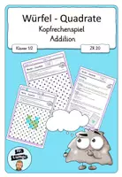 Vorschau - Spiele - Materialpaket - Mathematik "Würfel Quadrate" - Seite 1