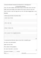 Vorschau - Arbeitsblätter - Deutsch-Probe über "Wörterbuch, Wortarten, Nachsilben, wörtl. Rede" - Seite 3