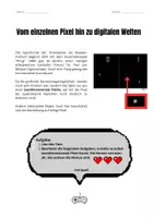 Vorschau - Mal- und Bastelvorlagen - Perspektive in Videospielen: Pixelart (1) - Seite 1
