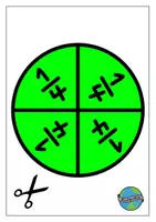Vorschau - Fördermaterial/Inklusion - Brüche / Bruchteile darstellen - Bildkarten Fördermaterial - Seite 3