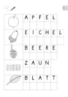Vorschau - Arbeitsblätter - Schreiben im Kindergarten, Anfangsunterricht und in der Vorschule Minischreibwerkstatt HERBST. Fit für Klasse 1 - Seite 1