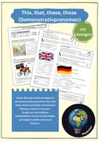 Vorschau - Arbeitsblätter - Demonstrativpronomen (this, that, these, those) - Deckblatt