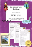 Vorschau - Arbeitsblätter - Story Walk "Scotland"- Englischer Lesespaziergang - Deckblatt