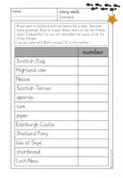 Vorschau - Arbeitsblätter - Story Walk "Scotland"- Englischer Lesespaziergang - Seite 3