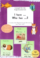 Vorschau - Bildkarten - Lesespiel "I have... Who has...?" - pets - Deckblatt