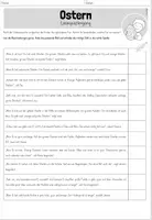 Vorschau - Arbeitsblätter - Deutsch: 3-fach differenzierter Lesespaziergang "Ostern" für Klasse 2/3 - Seite 2
