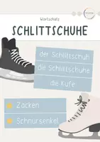 Vorschau - Spiele - Materialpaket Eislaufen - Deckblatt