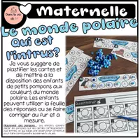 Aperçu - Apprentissages en autonomie - Qui est l'intrus? Le monde polaire Maternelle - Page de couverture
