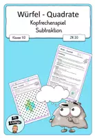 Vorschau - Spiele - Würfel Quadrate Subtraktion 14 - Deckblatt