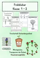 Vorschau - Stundenentwürfe - Frühblüher - Lernheft fächerübergreifend - Wortspeicher, Visualisierungen - Deckblatt
