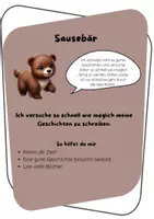 Vorschau - Unterrichtsreihen - Aufsatz schreiben - typische Fehler - Verbesserungen: Geschichtenstörer bunt - Deckblatt