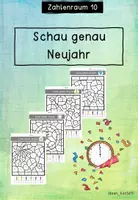 Vorschau - Arbeitsblätter - Neujahrspaket Zahlenraum 10 - Seite 1