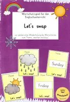 Vorschau - Spiele - Wortschatzspiel Let´s swap - "Weather and Days" - Deckblatt