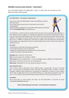 Vorschau - Stationenlernen - Materialpaket: Reading - School Clubs and Activities - Seite 1
