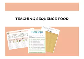 Vorschau - Unterrichtsreihen - TeachingS_Food - Deckblatt
