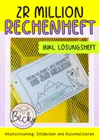 Vorschau - Arbeitsblätter - Rechenheft (ZR Million) - Deckblatt