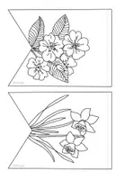 Vorschau - Mal- und Bastelvorlagen - Fensterbilder Frühling/ Frühblüher (Kunstprojekt) - Seite 2