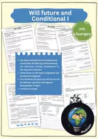 Vorschau - Arbeitsblätter - Will future und Conditional type 1 - Übungen - Deckblatt
