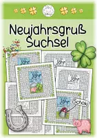 Vorschau - Anderer Materialtyp - Neujahrsgruß Suchsel I Neujahrsgeschenk - Deckblatt
