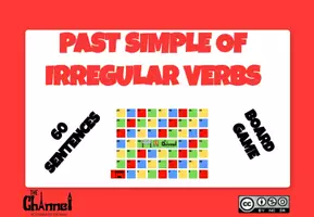 Aperçu - Jeux - PAST SIMPLE - 60 IRREGULAR VERBS (Board game) - Page 1