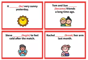 Aperçu - Jeux - PAST SIMPLE - 60 IRREGULAR VERBS (Board game) - Page 3