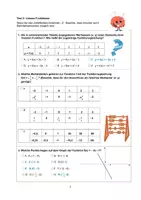 Vorschau - Arbeitsblätter - Multiple-Choice-Test Mathematik – Test 3 Lineare Funktionen - Seite 1