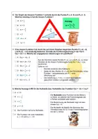 Vorschau - Arbeitsblätter - Multiple-Choice-Test Mathematik – Test 3 Lineare Funktionen - Seite 3