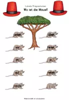 Vorschau - Arbeitsblätter - Lokale-Präpositionen-Wo ist die Maus? (schulzauberei) - Deckblatt