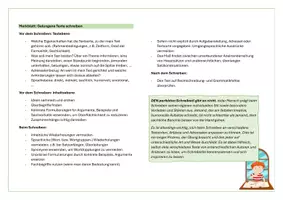 Vorschau - Arbeitsblätter - Inhaltlich präzise und sprachlich korrekte Texte schreiben - Aufgaben & Merkblatt - Seite 2
