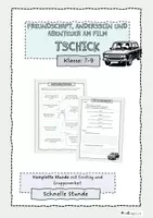 Vorschau - Arbeitsblätter - Tschick - Freundschaft, Anderssein und Abenteuer - Deckblatt