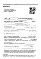 Vorschau - Arbeitsblätter - Arbeitsblätter zum Thema "Krähe" (Lückentext, Hörverstehen) + Lösung & MP3 - Deckblatt