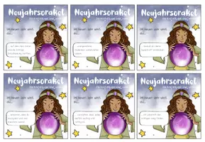 Vorschau - Bildkarten - Orakel "Neujahrswünsche" Rubbellose - Seite 2
