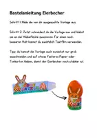 Vorschau - Mal- und Bastelvorlagen - OSTERN - Eierbecher aus Papier (Bastelanleitung) - Seite 1