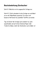 Vorschau - Mal- und Bastelvorlagen - OSTERN - Eierbecher aus Papier (Bastelanleitung) - Seite 2
