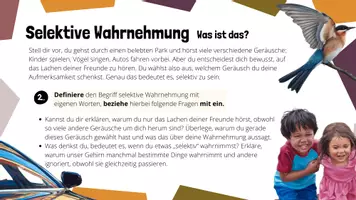 Vorschau - Unterrichtsreihen - 4. Die Dinge genau wahrnehmen - Selektive Wahrnehmung und Achtsamkeit - Seite 3
