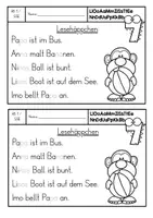 Vorschau - Arbeitsblätter - Lesehäppchen Klasse 1 - Teil 7 - Seite 2