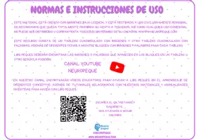 Vista previa - Refuerzo / NEE / Materiales de apoyo - JUEGO DE IMÁGENES Y PALABRAS. TABLEROS Y PIEZAS - página 2