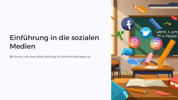 Vorschau - Unterrichtsreihen - Einführung in die sozialen Medien in der Grundschule - Präsentation mit Aufgabenstellungen - - Seite 1