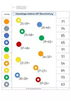 Vorschau - Spiele - Lernspiel - zweistellige Addition mit Überschreitung - ZR 100 - Seite 3