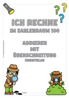 Vorschau - Arbeitsblätter - Zweistellig addieren im ZR 100 mit Zehnerübergang | Klasse 2 - Seite 2