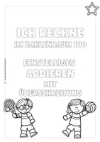 Vorschau - Arbeitsblätter - Einstellige Addition mit Übergang - ZR 100 - Übungsmaterial, Arbeitsblätter - Seite 3