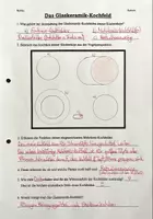 Vorschau - Arbeitsblätter - Herd - Glaskeramik-Kochfeld Praxis + Theorie - Deckblatt