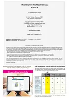 Vorschau - Arbeitsblätter - Wochenplan Rechtschreibung Klasse 4 | Groß- und Kleinschreibung, Doppelkonsonanten, ss und ß, Dehnungs-h, Wortarten, Silbentrennung | Deutsch Grundschule Klasse 4 Lösungen - Seite 1