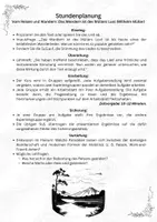 Vorschau - Stundenentwürfe - Gruppenarbeit: Das Wandern ist des Müllers Lust (Romantik) - Seite 1