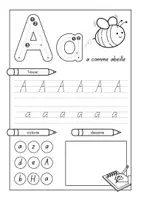 Aperçu - Feuilles d'exercices - La classe de madame Leila - l'alphabet - Page 1